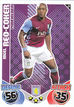 Nigel Reo-Coker Aston Villa 2010/11 Topps Match Attax #28